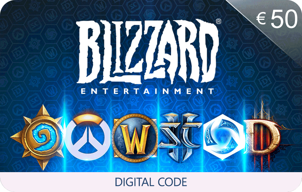 Buy 50$ Blizzard Gift Card Code - Online Delivery