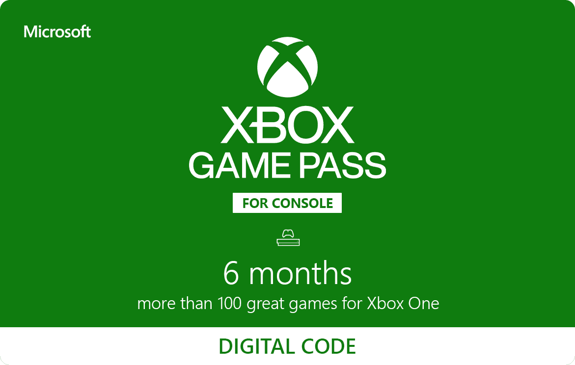 Xbox Game Pass for Console – 6-Month Membership