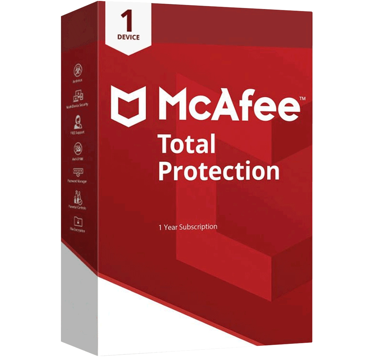 Cheapest McAfee Total Protection 1 Year / 1 Device