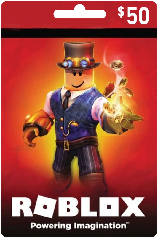 Gift card do roblox 50