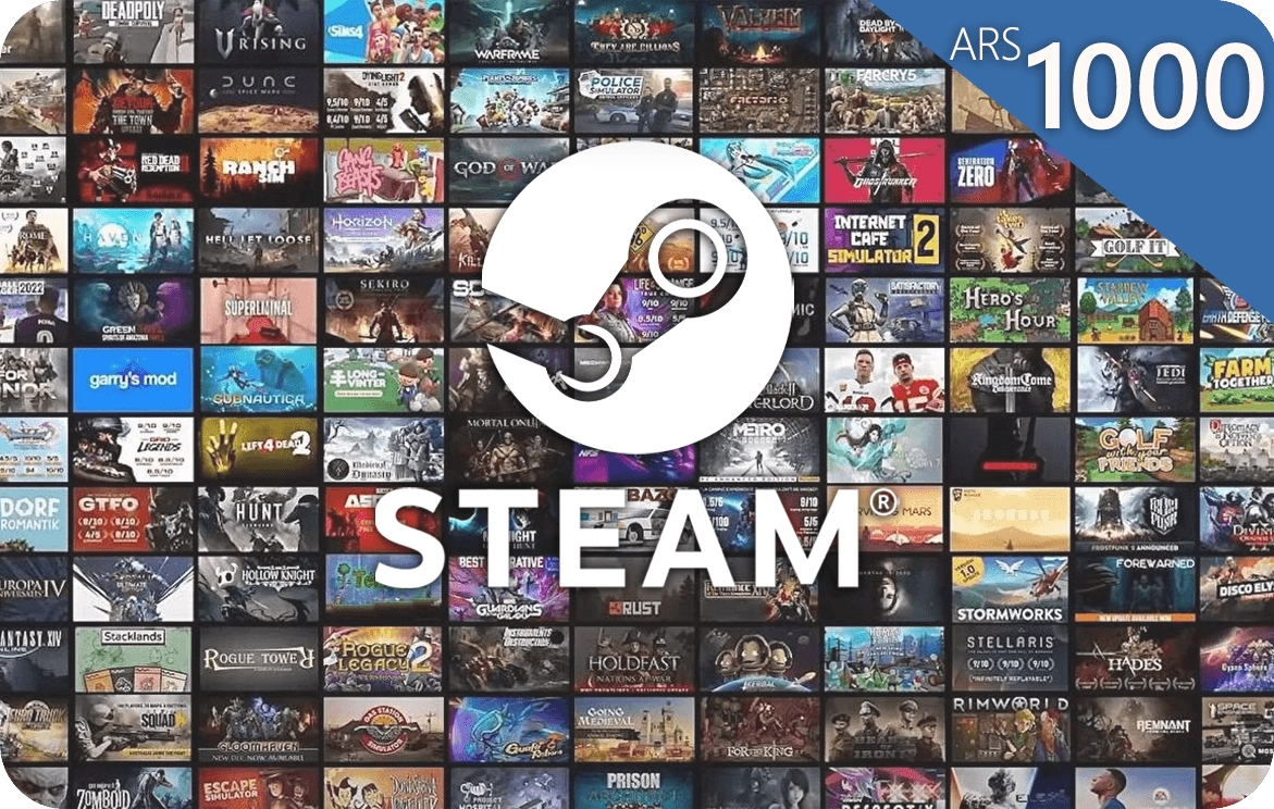 🥇Cartão Presente 1000 ARS (Argentina) (Steam)