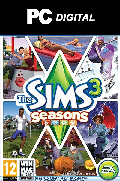 The Sims 2 Seasons Expansion Pack PC CD-ROM Game-Good-Free Shipping