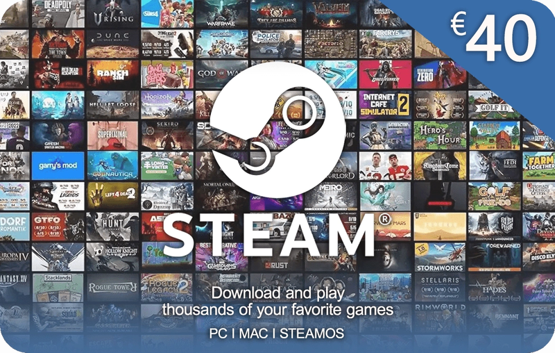 Steam Gift Card 40 EURO EU