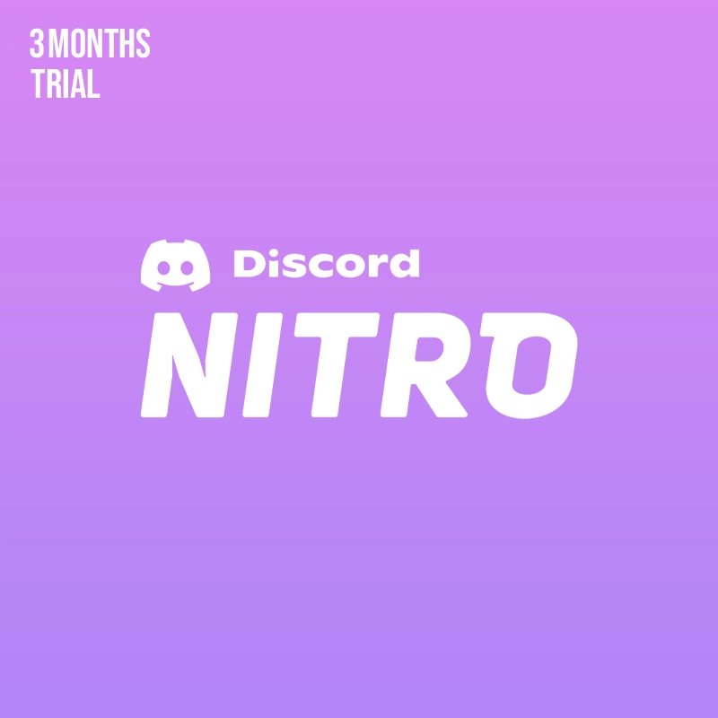 Discord Nitro 3 Months Trial