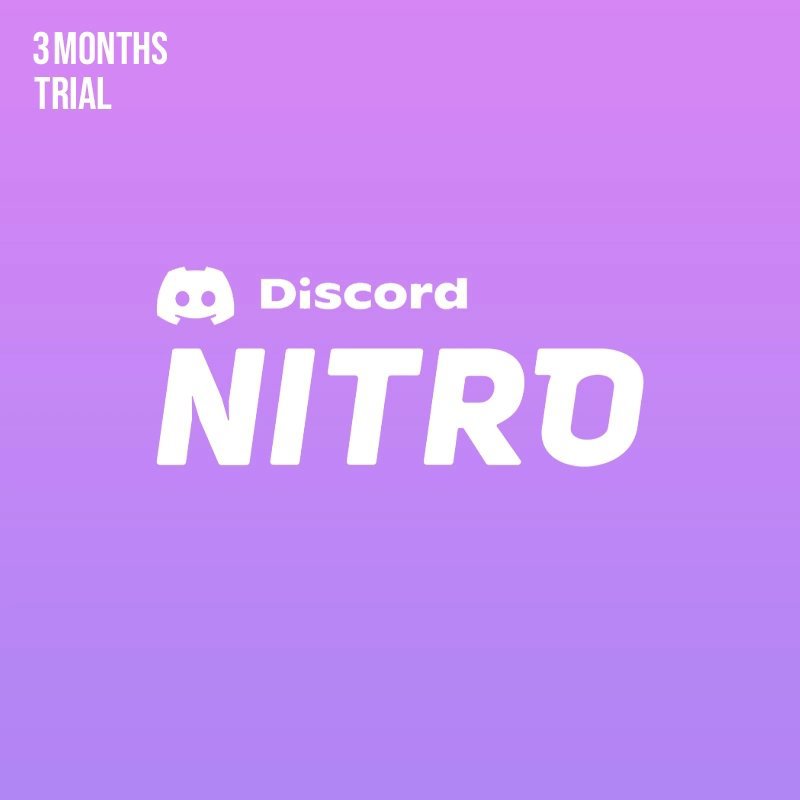 Discord Nitro 3 Months Trial