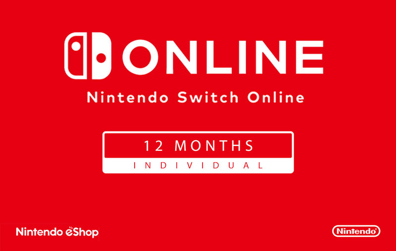 Nintendo Switch Online Individual Membership 12 Months NO