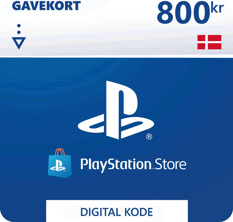 PSN PlayStation Network Card 800kr DK DKK