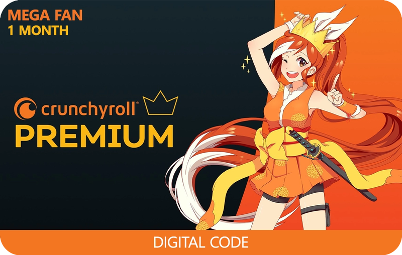 Buy Crunchyroll Premium Mega Fan Plan Gift Card Compare Prices