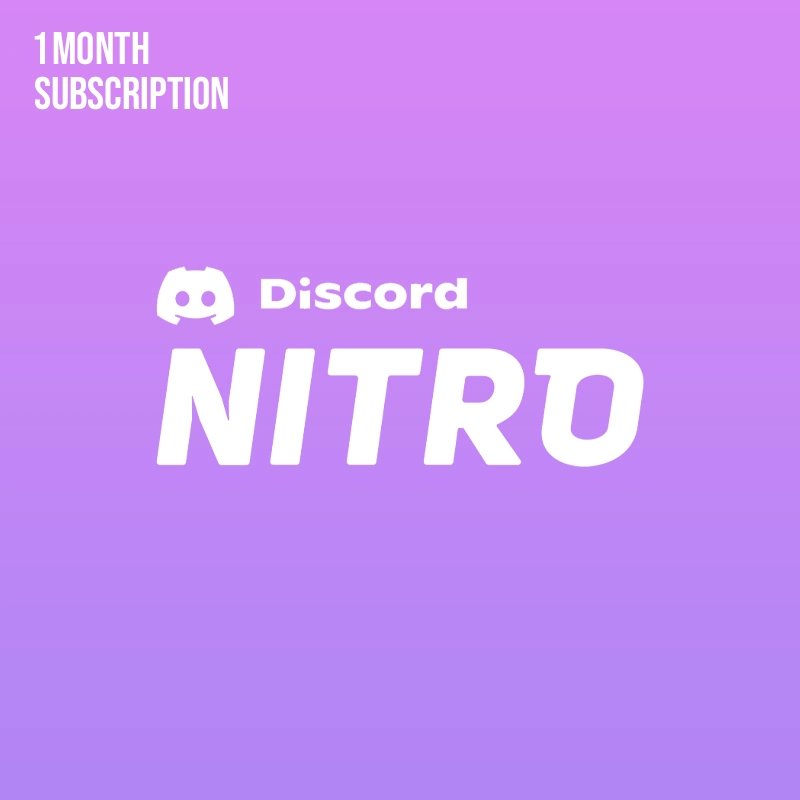 Discord Nitro 1 Month Subscription