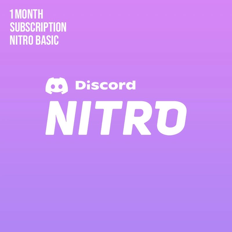 Discord Nitro Basic 1 Month Subscription