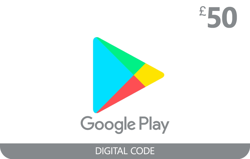 Gift Card Google Play 50 reais - Envio Digital - Gift Card Online