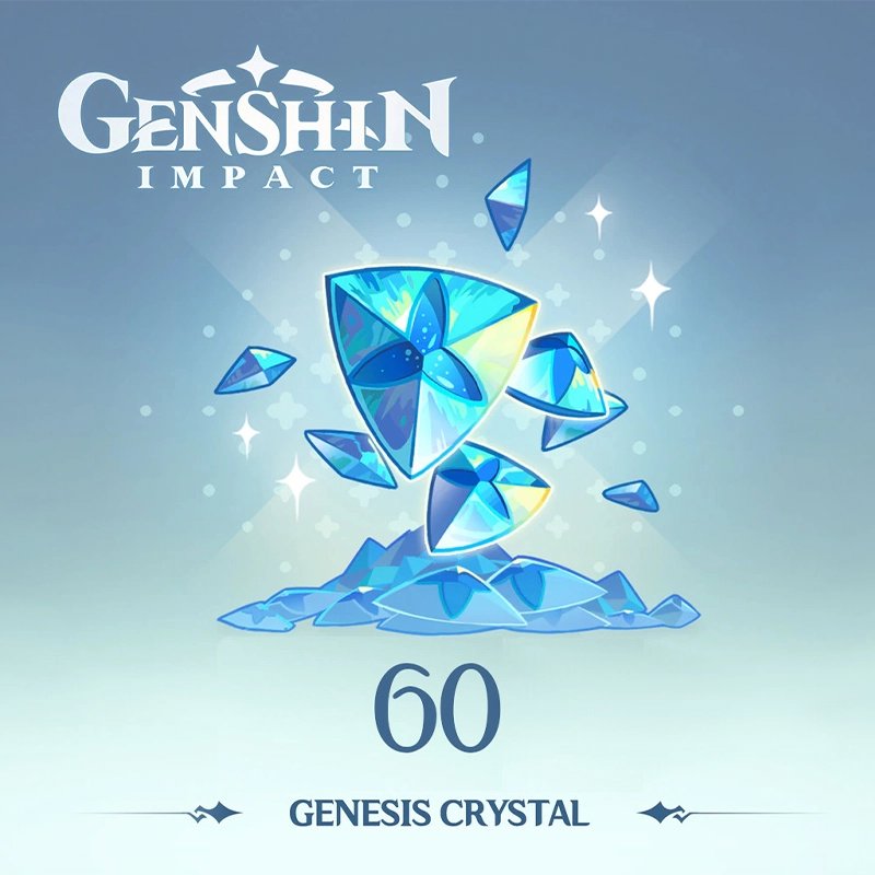 Genshin Impact 60 Genesis Crystals