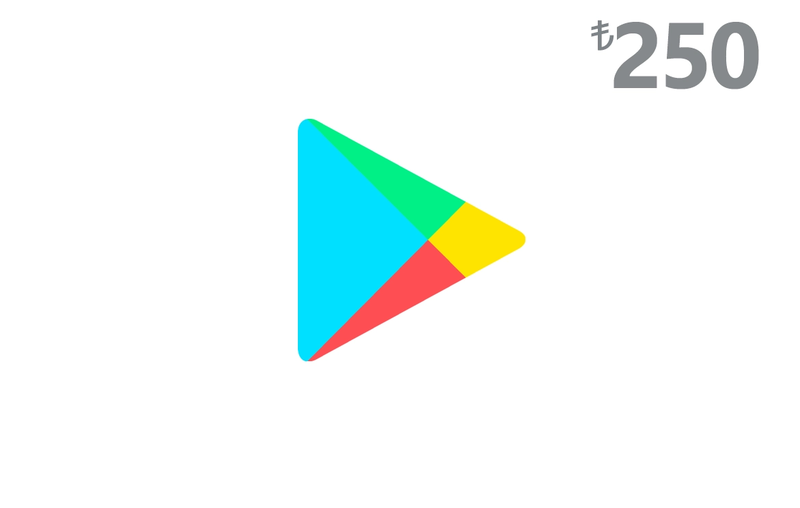 Google Play Gift Card 250 TRY - Turkish lira