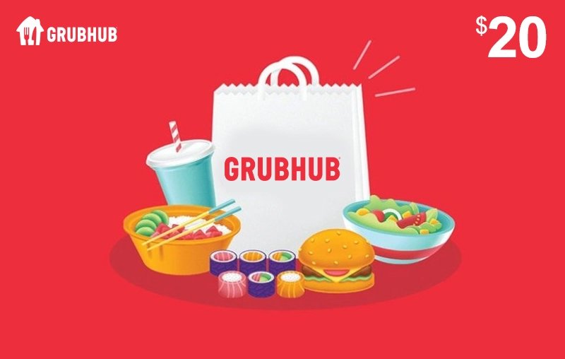 GrubHub 20 USD US Gift Card