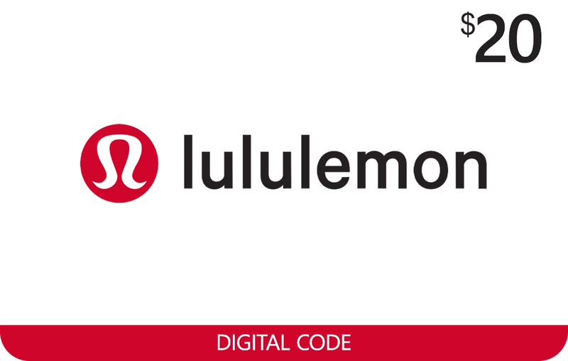 Lululemon Gift Card 20 USD