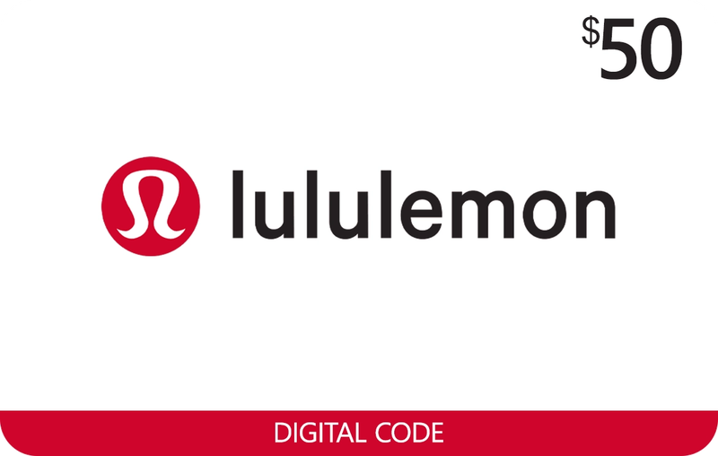Lululemon Gift Card 50 USD