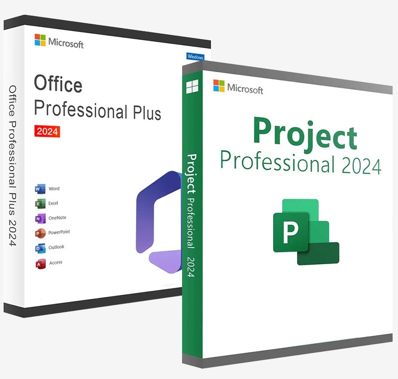 Microsoft Office 2024 Pro Plus and  Project 2024 Pro