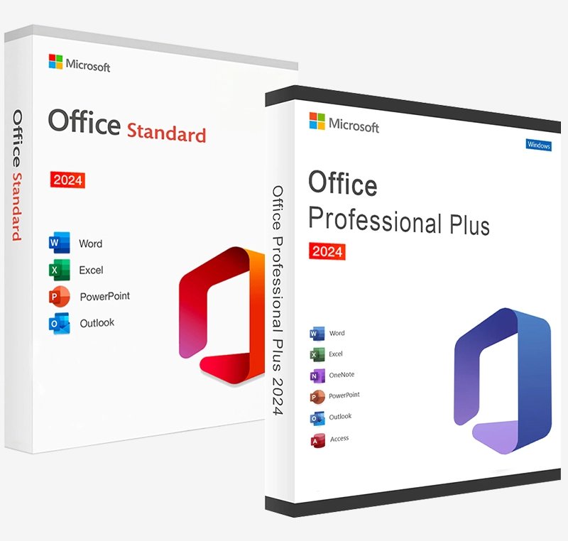 Microsoft Office 2024 Standard and Office 2024 Pro Plus