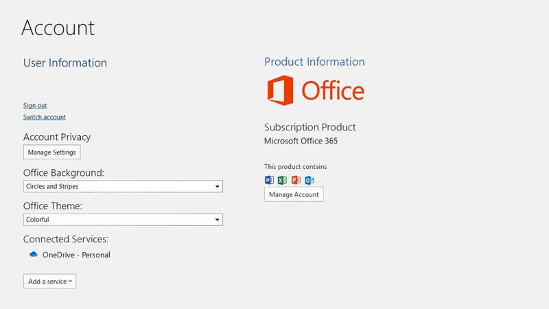 Microsoft Office 365 Personal 1 Year 1 Account EU