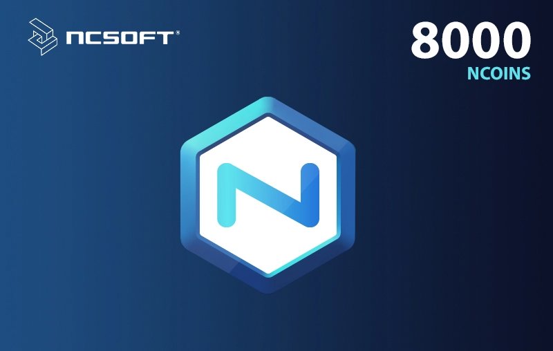 NCsoft 8000 NCoin Card EU