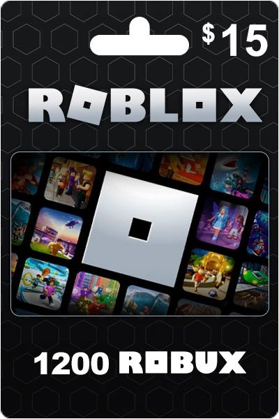 Roblox 1200 Robux (15usd)
