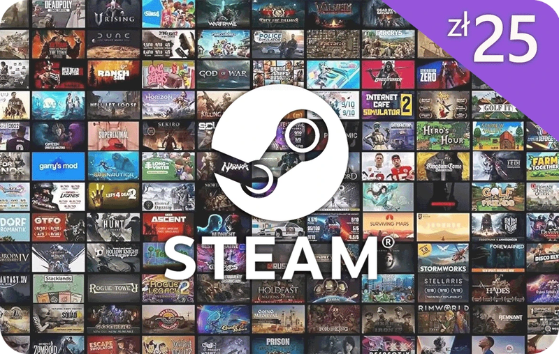 Steam Gift Card 25 PLN