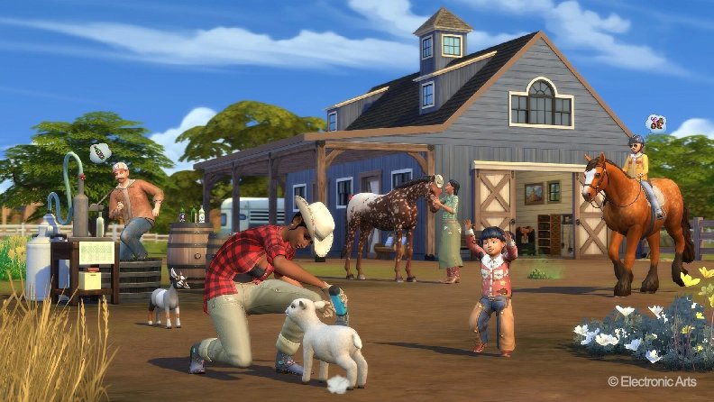 Cheapest The Sims 4: Horse Ranch DLC PC (ORIGIN) WW