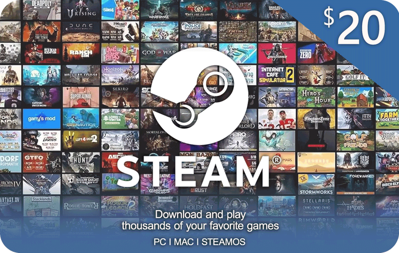 Buy STEAM Wallet Card - £20