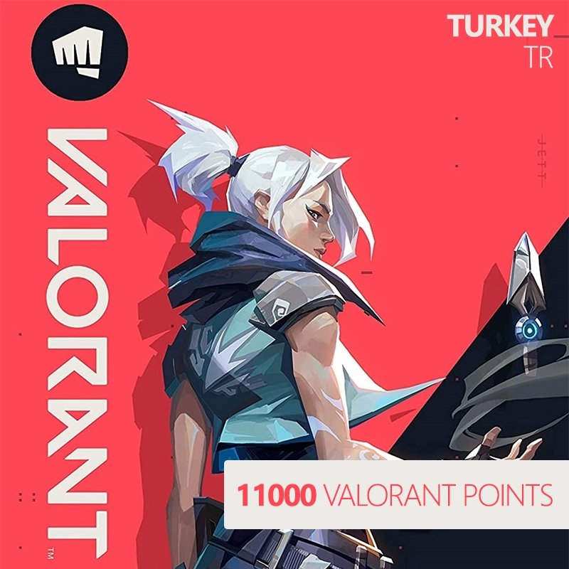 Valorant 11000 Riot Points TR