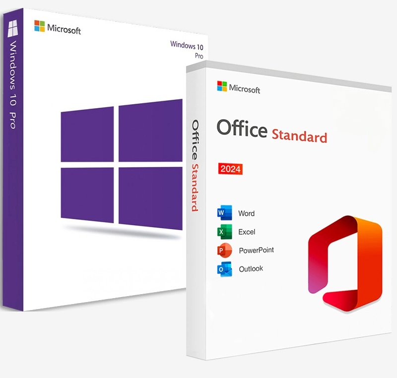 Windows 10 Pro + Microsoft Office 2024 Standard