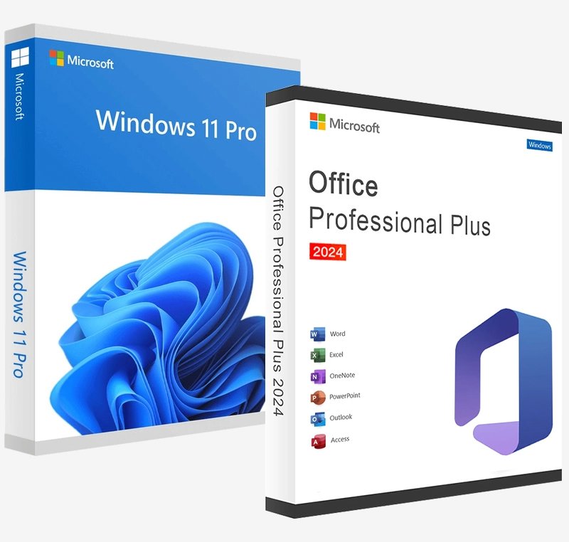 Windows 11 Pro and Microsoft Office 2024 Pro Plus