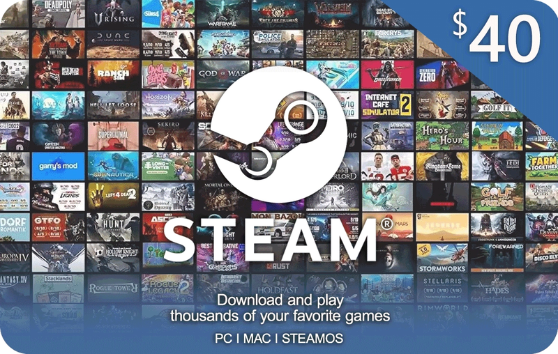 Steam Gift Card 40 USD