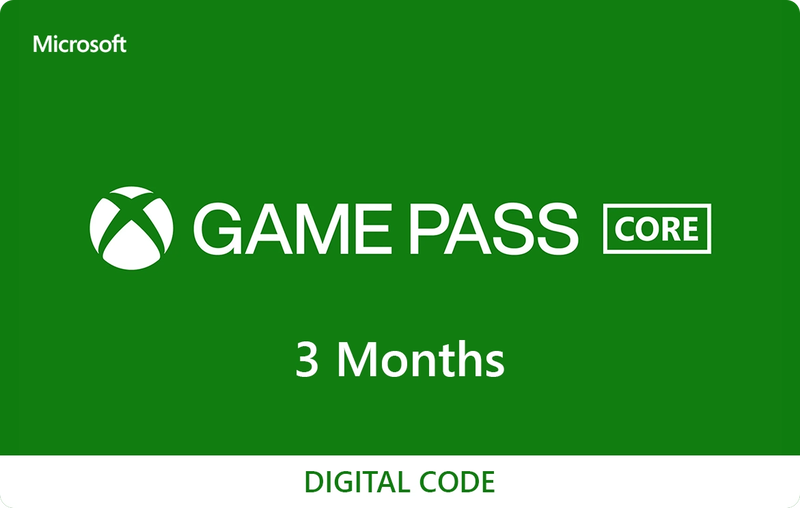 Cheapest Xbox Live Gold - Xbox Game Pass Core 3 Months WW