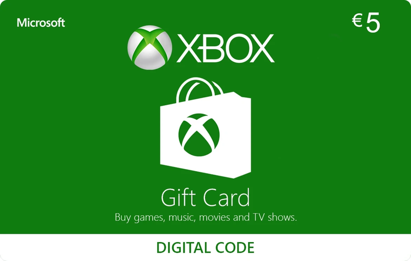 Xbox Gift Card 5 EUR