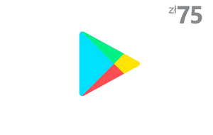 Google Play Gift Card 75 PLN - Polish Zloty