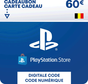 PSN PlayStation Network Card 60 EUR BE