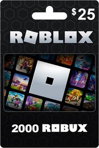 Roblox 2000 Robux (25usd)