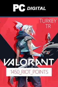 Valorant Gift Card 1450 Riot Points TR