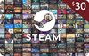 Steam Gift Card 30 USD US